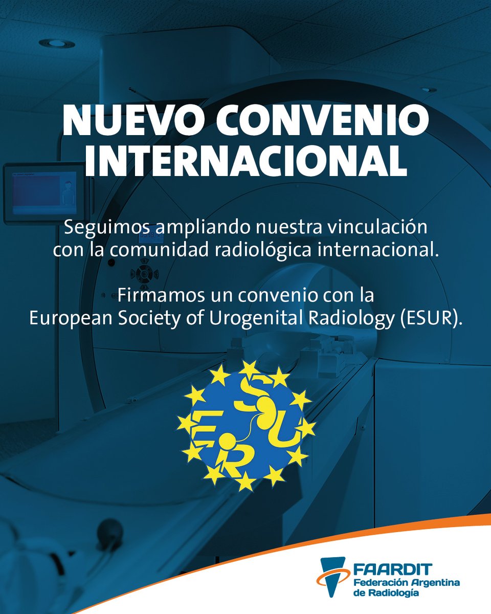 FAARDIT's tweet photo. Junto a SAR, celebramos la firma de un nuevo convenio de cooperación con la Sociedade Portuguesa de Radiología e Medicina Nuclear, una articulación que permitirá fortalecer el intercambio académico, la formación continua y el trabajo conjunto entre ambas comunidades radiológicas https://t.co/dSqS4BMMHU