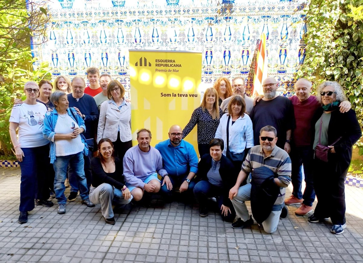 ERCpm's tweet photo. L'assemblea d’ERC Premià de Mar i Jovent Republicà Premià va escollir en @Xavier_Gatius com a nou cap de llista per a les eleccions municipals de 2027 amb un ampli suport de la militància.
L'enhorabona, sort i encerts en aquesta nova etapa!!
#premiàdemar
#ERCPremiàdeMar https://t.co/oBc5D79k46