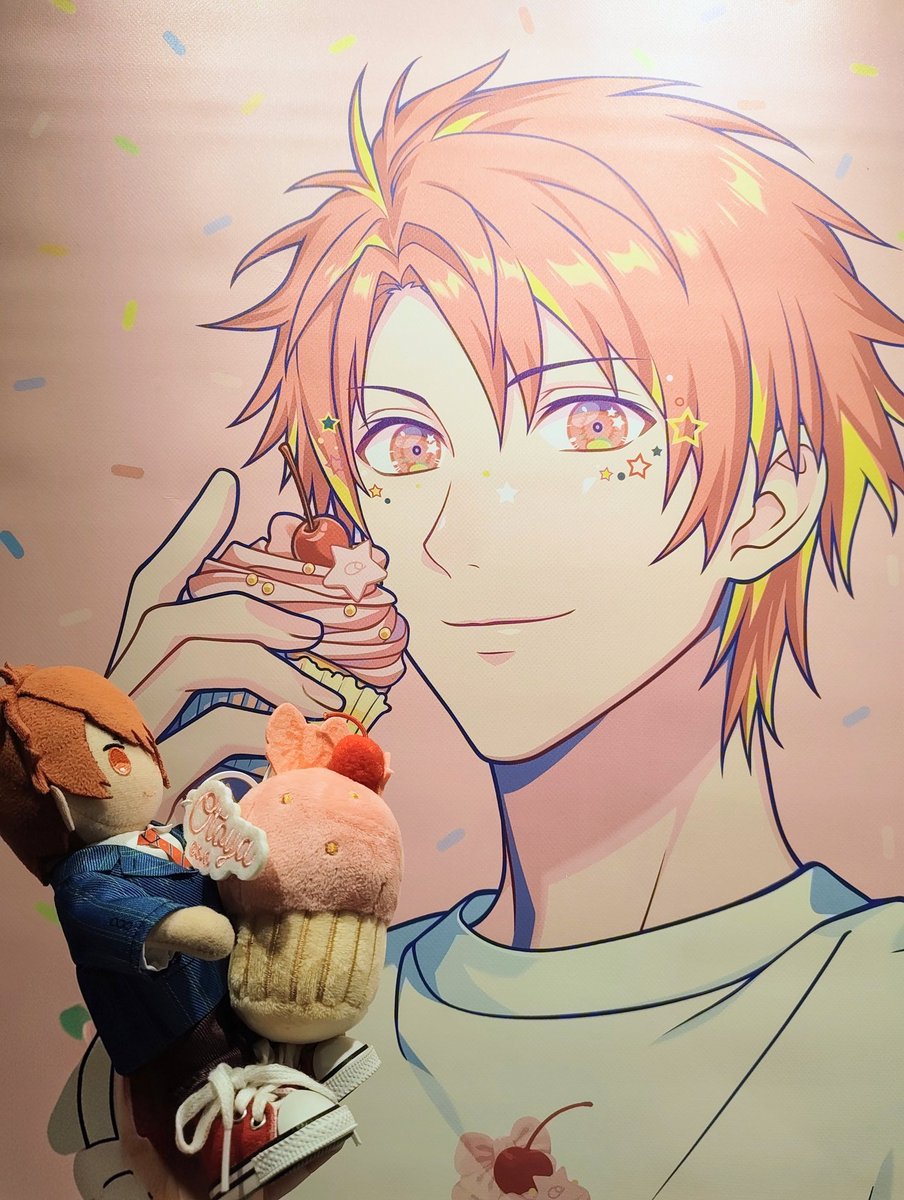 そうそう カップケーキ🧁受け取りに行った時 カップケーキぬい🧁と一緒