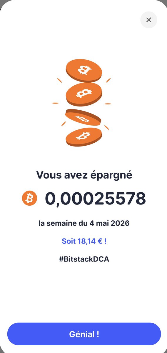 seborg38's tweet photo. @bitstack Bonne semaine  à tous! #BitstackDCA https://t.co/E1yve0PsiK