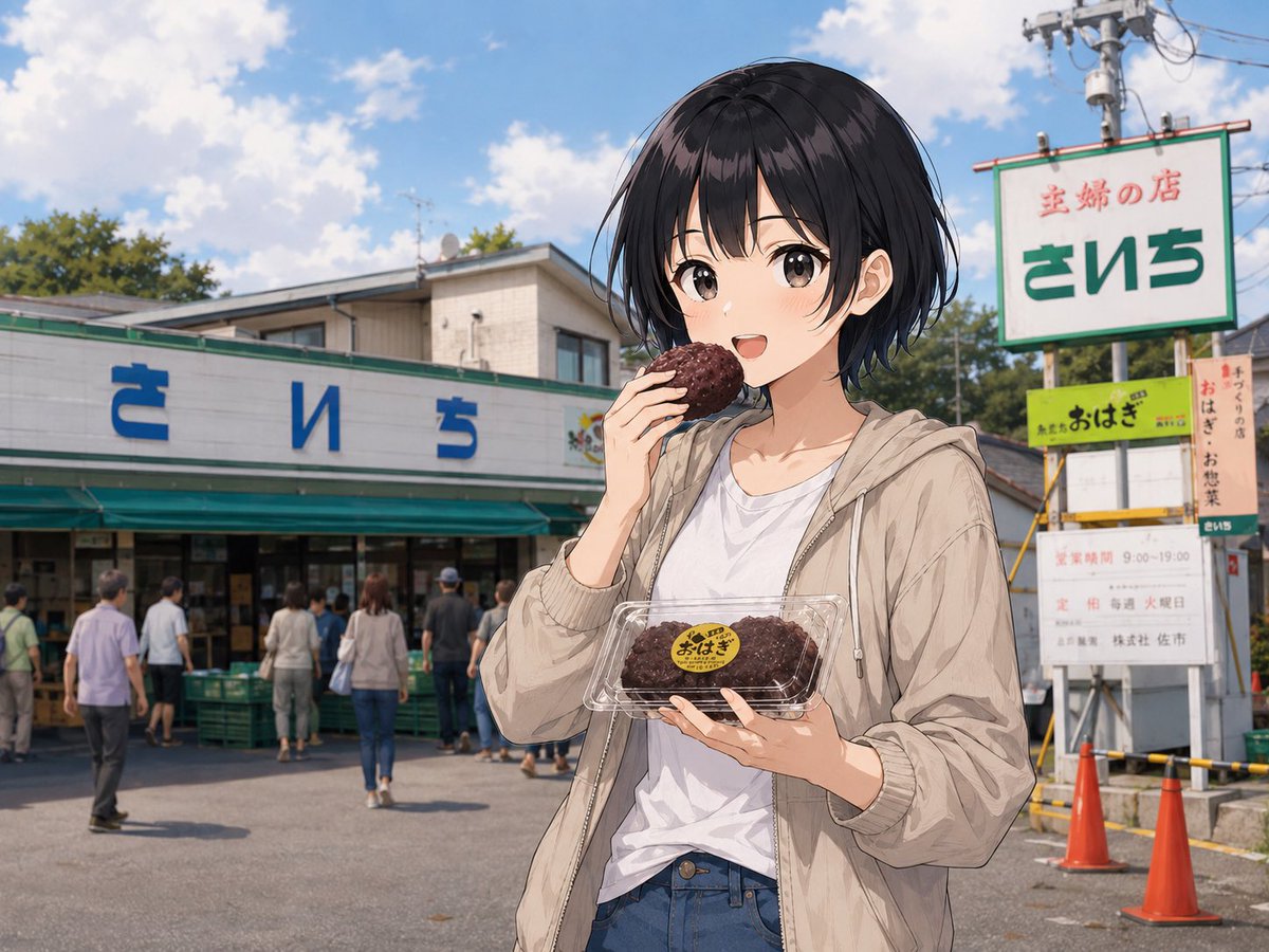 5月11日は「ご当地スーパーの日」です

美味しいものはおいしいうちに食べる派の笹錦あおばちゃん。
名物おはぎを早くも駐車場で食べ始めちゃいました😅
(これで刺さる人は手を挙げてw
#笹錦あおばちゃん
#ご当地スーパーの日
#さいち