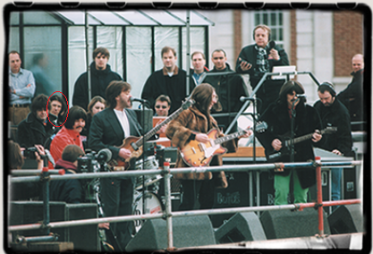 antbarnes's tweet photo. The announcement of @thebeatles new museum in Savile Row has reminded me I was on the roof for the 30th anniversary gig. I'd totally forgotten! https://t.co/sIDJ3U9W0r