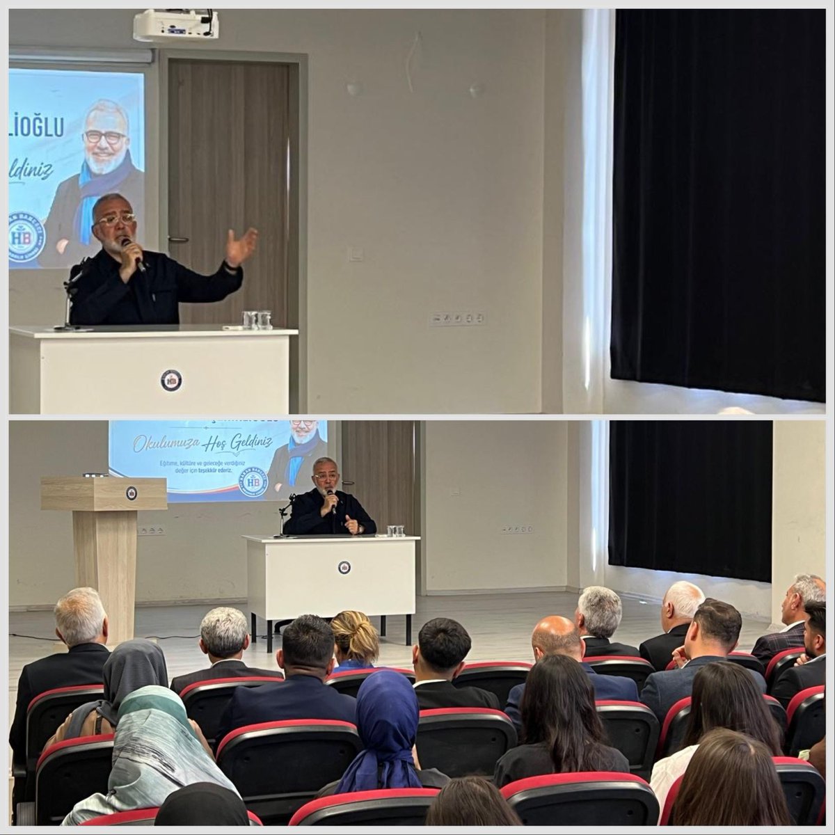 Yenisehirlioglu's tweet photo. 📍#Diyarbakır

Çermik İlçemizde bulunan Hakan Bahçeci Anadolu Lisesi’nde kıymetli kardeşlerimizle bir araya gelerek hasbihal ettik.

Genç kardeşlerimizle okumanın; insanın ufkunu genişleten, karakterini besleyen ve geleceğini şekillendiren en güçlü yol arkadaşlarından biri olduğunu hep birlikte konuştuk.

Geçmişini bilen, kültürüne sahip çıkan ve medeniyet birikimini geleceğe taşıyan gençlerin, yarınlarımızın en büyük teminatı olduğuna inanıyoruz. Kendi kimliğini koruyarak dünyayı tanıyan bir neslin yetişmesi adına yapılan her sohbetin çok kıymetli olduğunu düşünüyoruz.

Bizleri bir araya getiren Çermik Belediye Başkanımız Şehmus Karamehmetoğlu’na gayretli çalışmalarından; muhabbetleri, ilgileri ve samimiyetlerinden dolayı tüm öğrencilerimize yürekten teşekkür ediyorum.

@Kepoluasuna
@sehmuskmo 
@cermikbld
