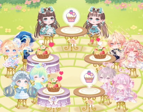 grrgbrr's tweet photo. ポケツイ新イベ、スイーツパーティー
1セットでベストマッチ被りは無いと思いたかったけど被ったし(1枚目の右と左下がベストマッチ)、予想もウ～～～ンこれは…だめかも。スケボーも出ないし😵‍💫
あとシンプルに時間が掛かる。 https://t.co/dYtgLzIkcB