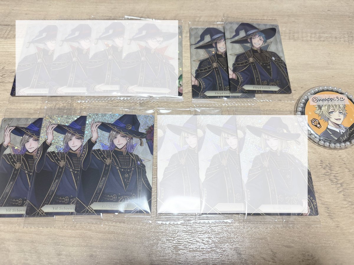 nyappi_3's tweet photo. ツイステ ツインウエハース 7
ブルーム ブルームバースデー

トレイ、ルーク〆

≫譲
*リドル ケイト *フロイド ヴィル

≫求
ラギー

⚠️*はまとめて交換可能な方優先
⚠️ツイフィ記載場所お手渡し、郵送(2:2〜) https://t.co/mWiwcTy1pY