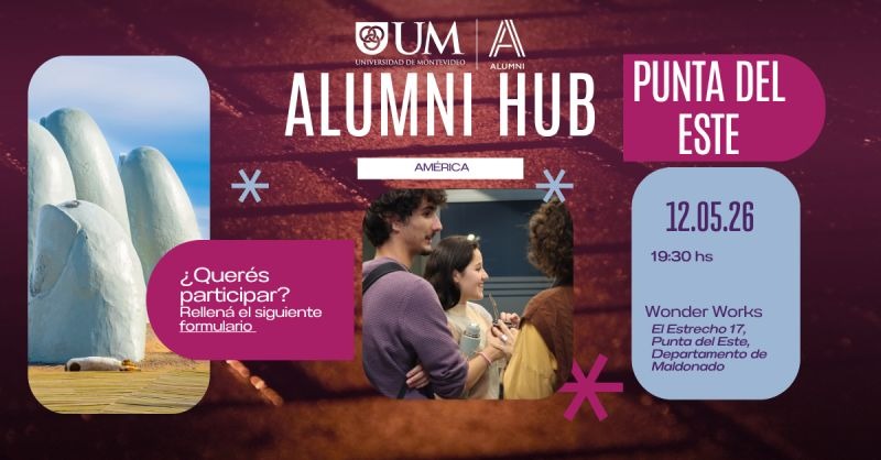 AlejandroCid_uy's tweet photo. ¿Venís?¿Le avisás a los que vivan en Punta del Este o cerca o justo estén por allí?
⌛️Primer Encuentro Alumni UM Hub Punta del Este.
Qué buen plan y que sencillo: juntarse a tomar algo y charlar y conocer a otros graduados de la @UnivMontevideo.
Nos vemos!
https://t.co/cHjsSXoSxh https://t.co/Ub468v2DRc