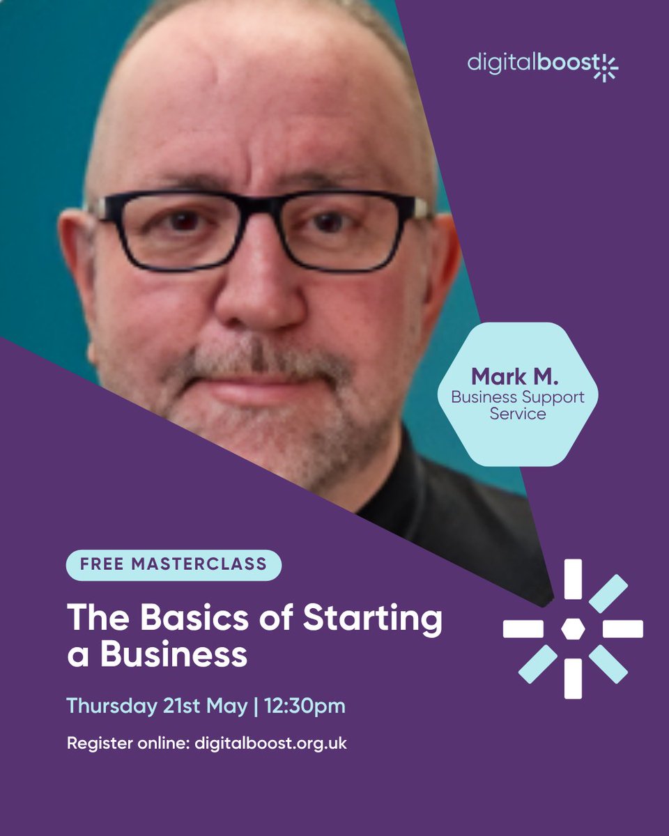 businessgov's tweet photo. Thinking of starting a business but not sure where to begin? 🚀

Join our masterclass with Mark &amp; Jake (in collaboration with Digital Boost) covering planning, funding &amp; marketing essentials + live Q&amp;A.

🕒 21 May, 12:30pm
Register: https://t.co/pv1P9TCKdj https://t.co/k1qUiJY9aR
