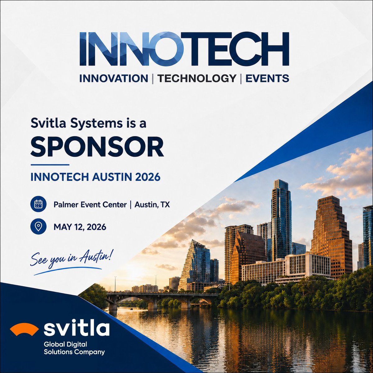 SvitlaSystemsIn's tweet photo. 🚀 Svitla Systems is heading to @InnoTech Conferences Austin 2026!

Attending #InnoTechAustin? Connect with Melissa Marks &amp; Jacob Davis to talk #AI, cloud, #softwareengineering, and scaling tech teams. Let’s connect! #SvitlaSystems https://t.co/8INIeuUDj5