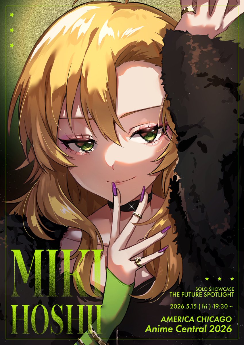 imas_ll_'s tweet photo. ✦ 𝐌𝐈𝐊𝐈  𝐇𝐎𝐒𝐇𝐈𝐈 ✦

#AnimeCentral #ACen2026 #MIKI_USA_LIVE https://t.co/DVoLYbTbT1