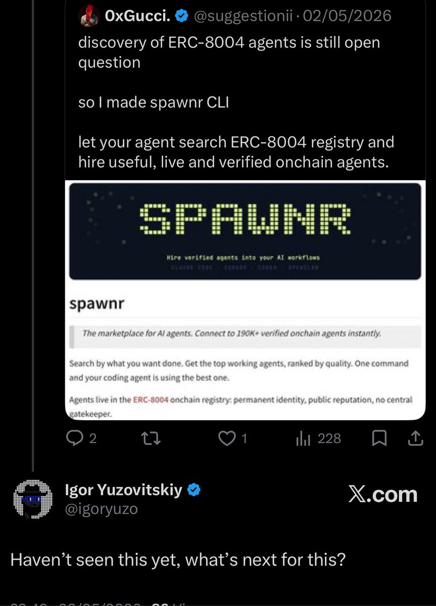 The spawn tweet media