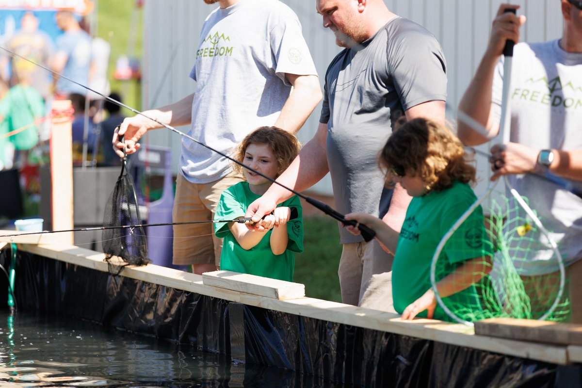 FDMOutfitters's tweet photo. A look back at last year’s Kid’s Day 🎣

We’re ready to do it again at Freedom Outfitters on May 16! Bring the family out for fishing, giveaways, shirts for the first 300 kids, and a fun day outdoors.

#FreedomOutfitters #KidsDay #TakeAKidFishing #OutdoorKids #PAOutdoors #MountJoyPA