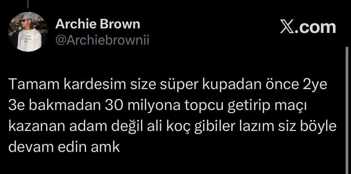 Archie Brown tweet media