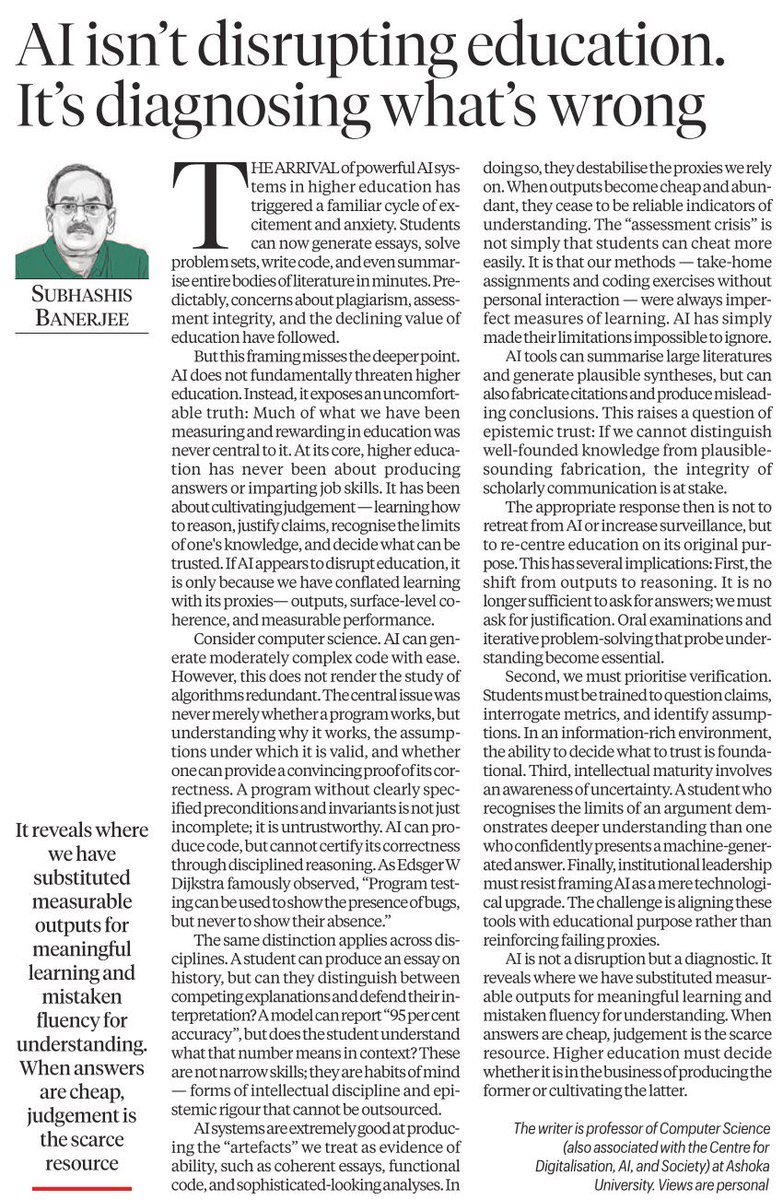 suban_iitd's tweet photo. A shorter version in print today https://t.co/baucPklJwM