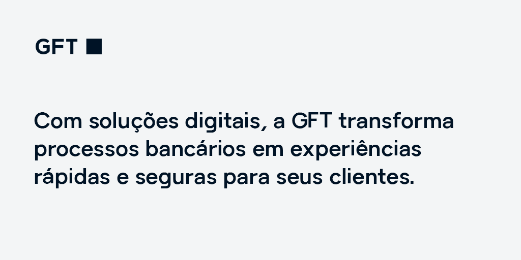 GFT Technologies Brasil tweet media