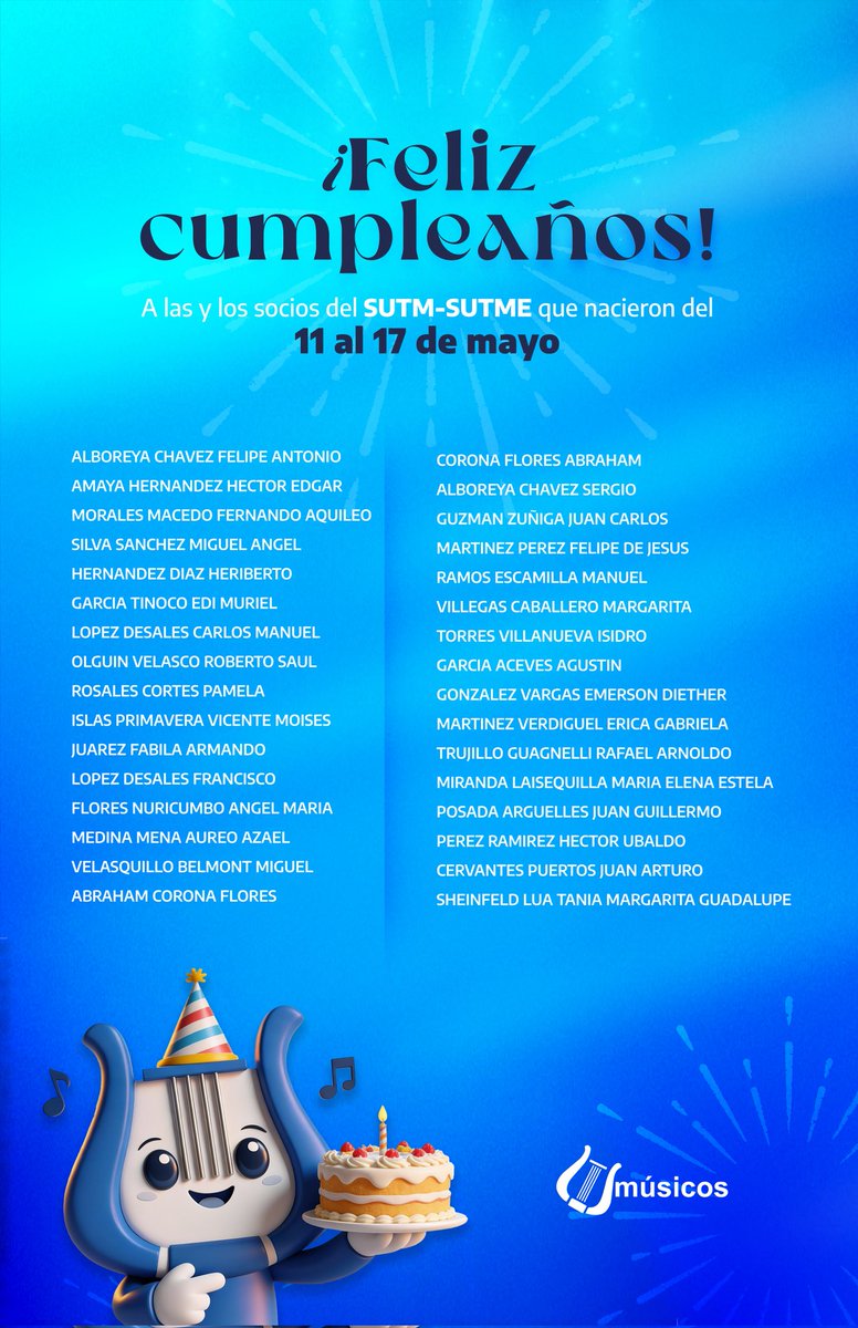 Músicos SUTM tweet media