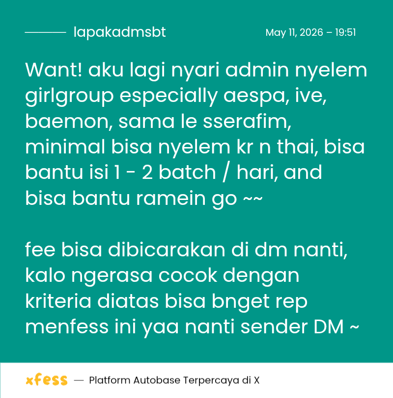 Lapak Adm dan Partner tweet media