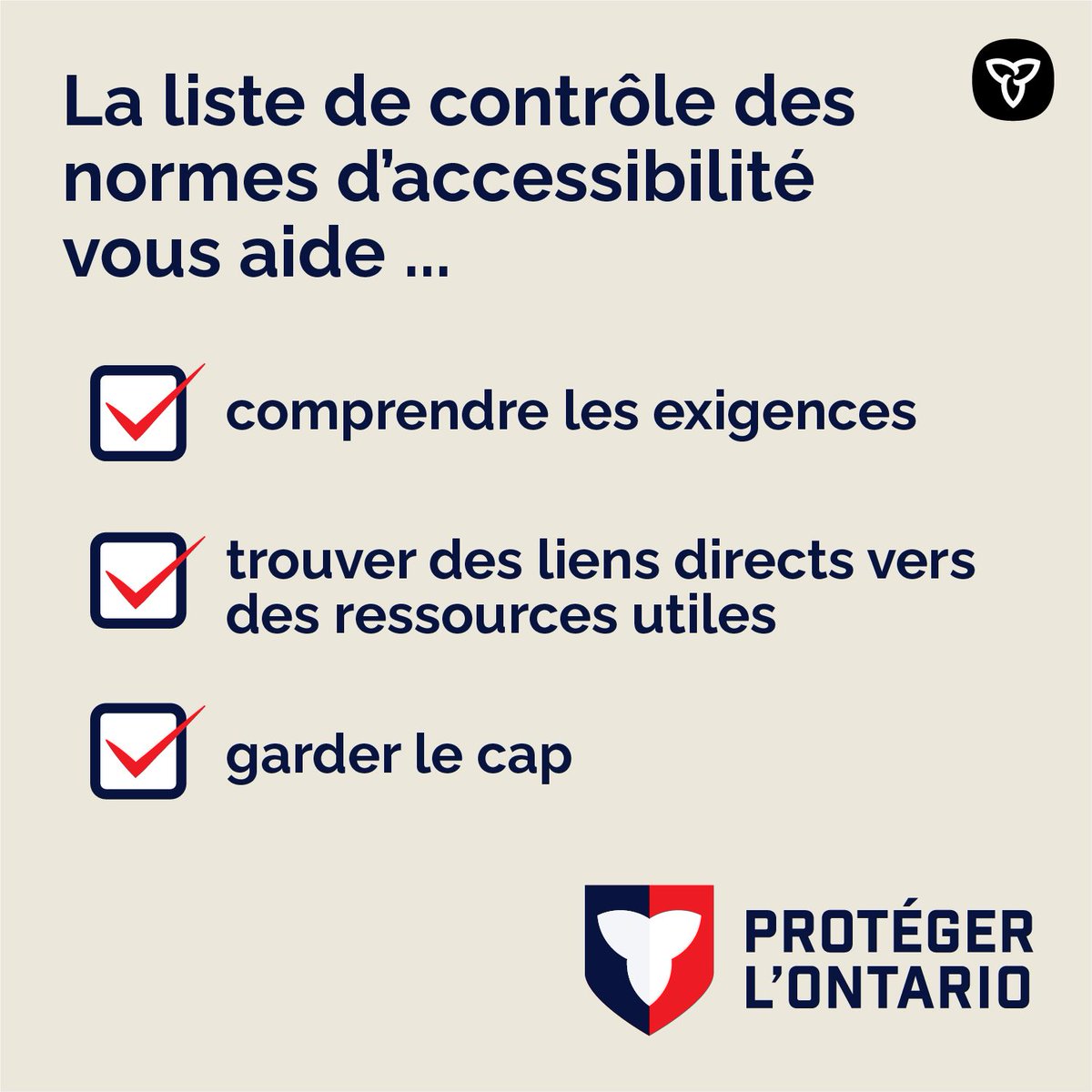 ONAccessibilite's tweet photo. Par où commencer pour respecter les règles d’accessibilité?

La liste de contrôle aide les entreprises et organismes de 20 employés ou + à comprendre et à respecter les exigences de la LAPHO.

Se préparer à l’échéance de déclaration du 31 décembre 2026 : 

https://t.co/hbA1wGwb2h https://t.co/hPBW34N8sp