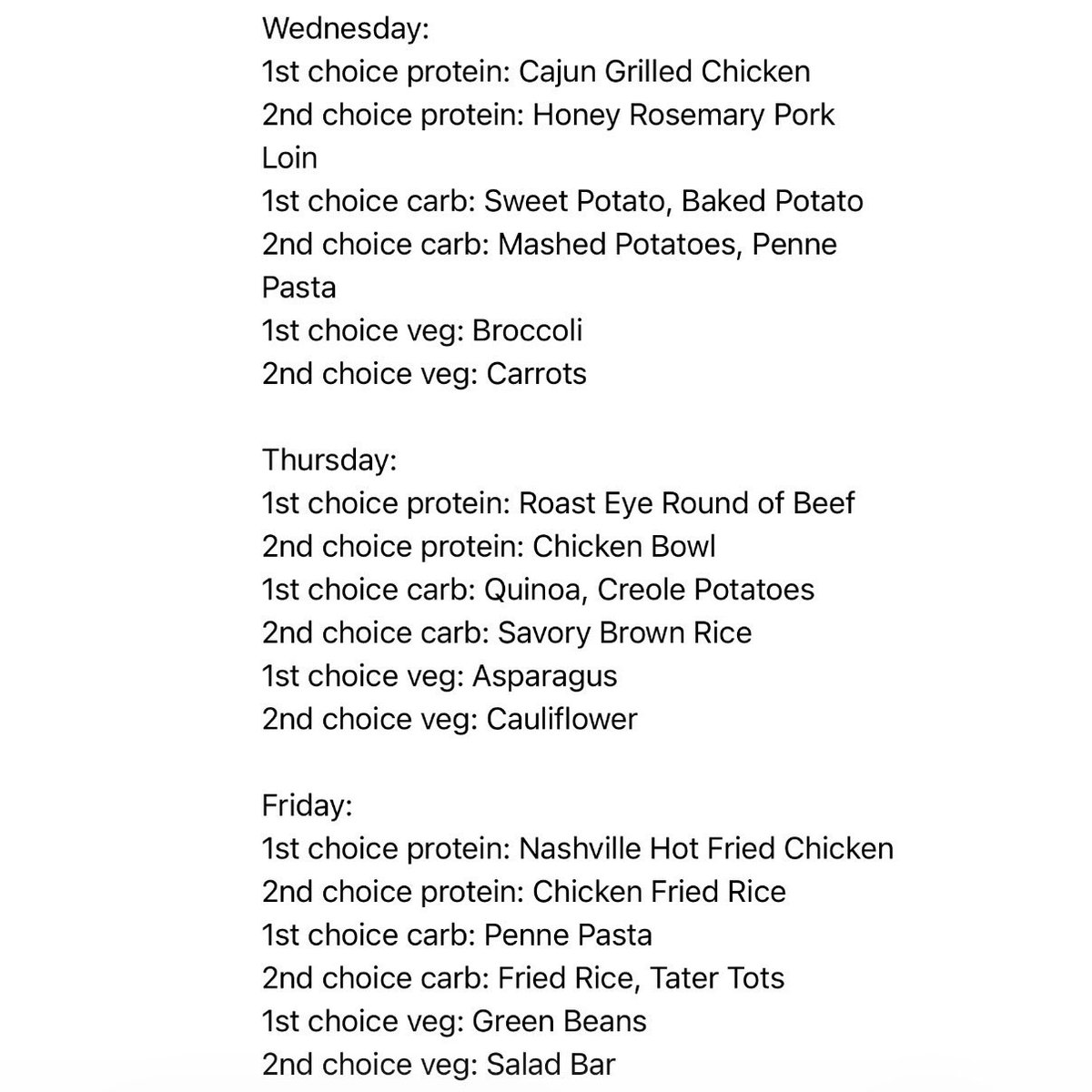 BluSportScience's tweet photo. Best Choices in The @McCallieSchool Dining Hall

Fuel your Academic and Athletic Game:
1. Earlier Bedtime = Deeper Sleep = Improved Thinking/Memory, Recovery, Skill Execution and Physical Adaptation 
2. Sleep 8+ hours
3. Strive for Consistent Bed and Wake Times https://t.co/vCXp8qRWsd