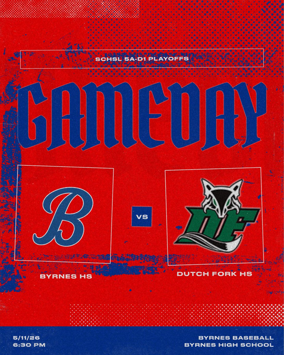 byrnesbaseball's tweet photo. The Rebels host an elimination game with Dutch Fork tonight at 6:30 PM!
#GoRebels https://t.co/Q9EZgZADNf