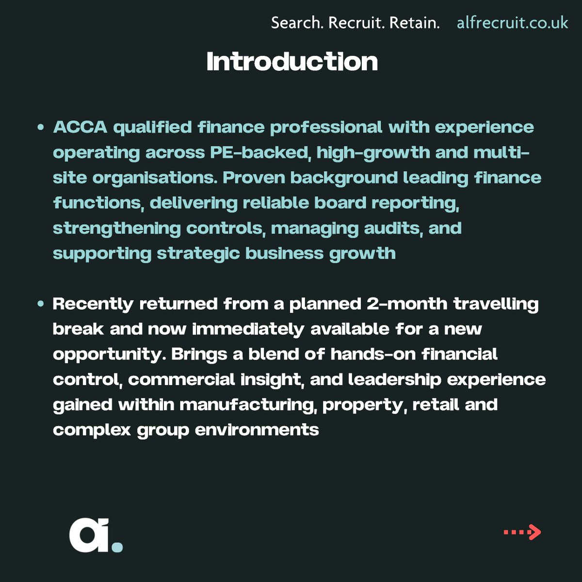 ALFRecruit's tweet photo. 𝐎𝐧𝐞 𝐨𝐟 𝐭𝐡𝐞 𝐛𝐢𝐠𝐠𝐞𝐬𝐭 𝐟𝐫𝐮𝐬𝐭𝐫𝐚𝐭𝐢𝐨𝐧𝐬 𝐟𝐨𝐫 𝐂𝐅𝐎𝐬, 𝐅𝐃𝐬, 𝐌𝐃𝐬 𝐚𝐧𝐝 𝐏𝐄-𝐛𝐚𝐜𝐤𝐞𝐝 𝐛𝐮𝐬𝐢𝐧𝐞𝐬𝐬𝐞𝐬 𝐫𝐢𝐠𝐡𝐭 𝐧𝐨𝐰?

You identify a genuinely strong finance leader… then discover they’re tied into a 3-6 month notice period https://t.co/7bg1fBHj2C