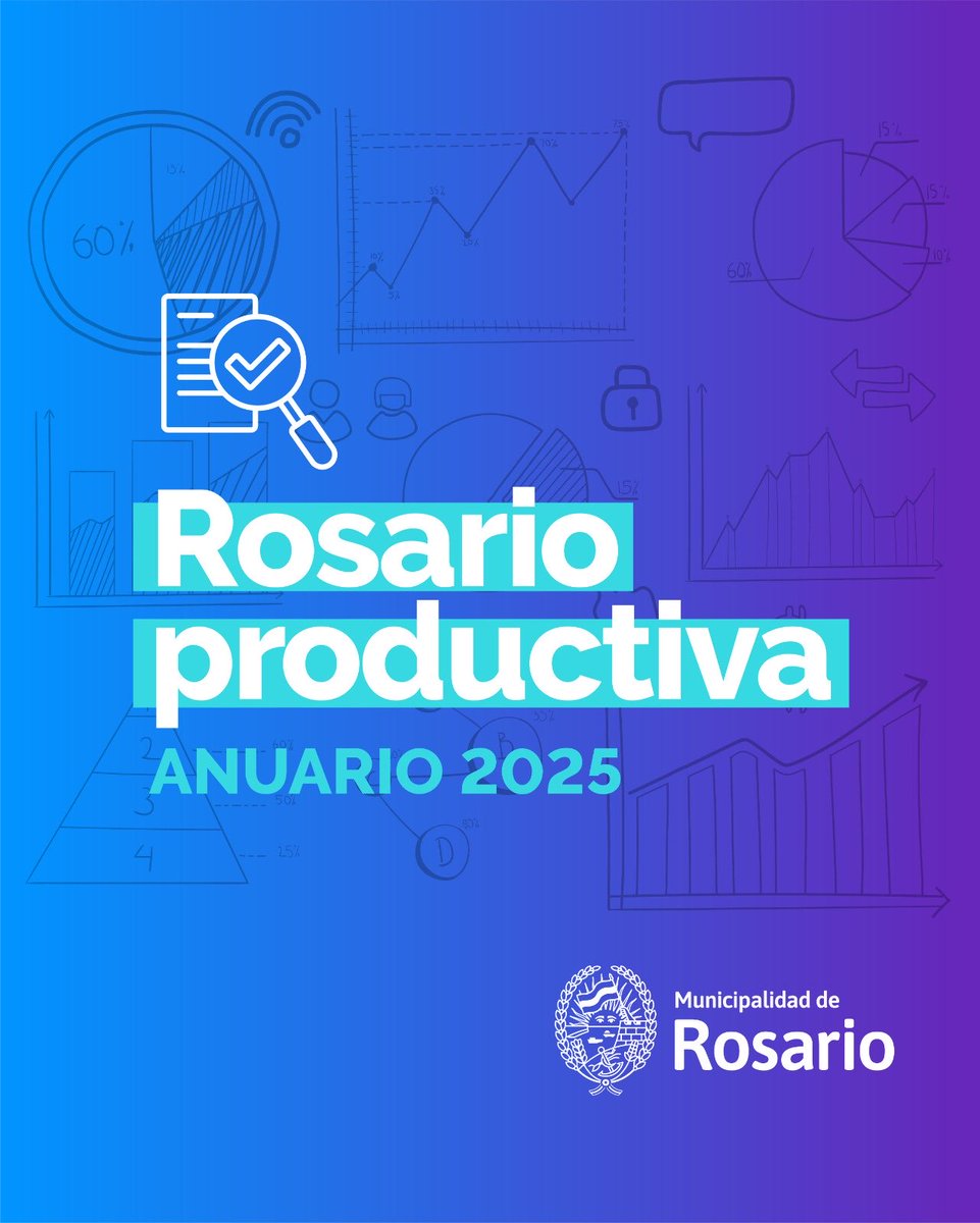 DesarrolloRos's tweet photo. 📊 Ya está disponible el Anuario 2025 de Rosario Productiva, con datos e indicadores sobre la actividad económica de la ciudad.

📥 Descargalo acá: https://t.co/juXlsIbABS https://t.co/KBbslSrKgm