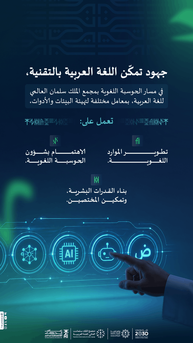 مجْمع الملك سلمان العالمي للغة العربية tweet media