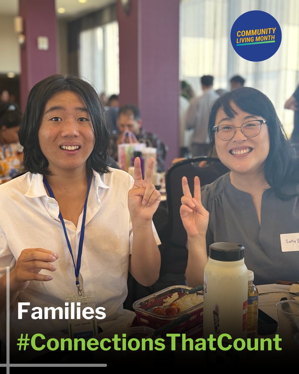 CLTH_ca's tweet photo. Families started the Community Living movement with a simple belief: everyone deserves to belong and make their own choices. This #CLMonth2026 share how your family is continuing this legacy using the hashtag #ConnectionsThatCount in your posts this month. https://t.co/Dg13ZwriSF