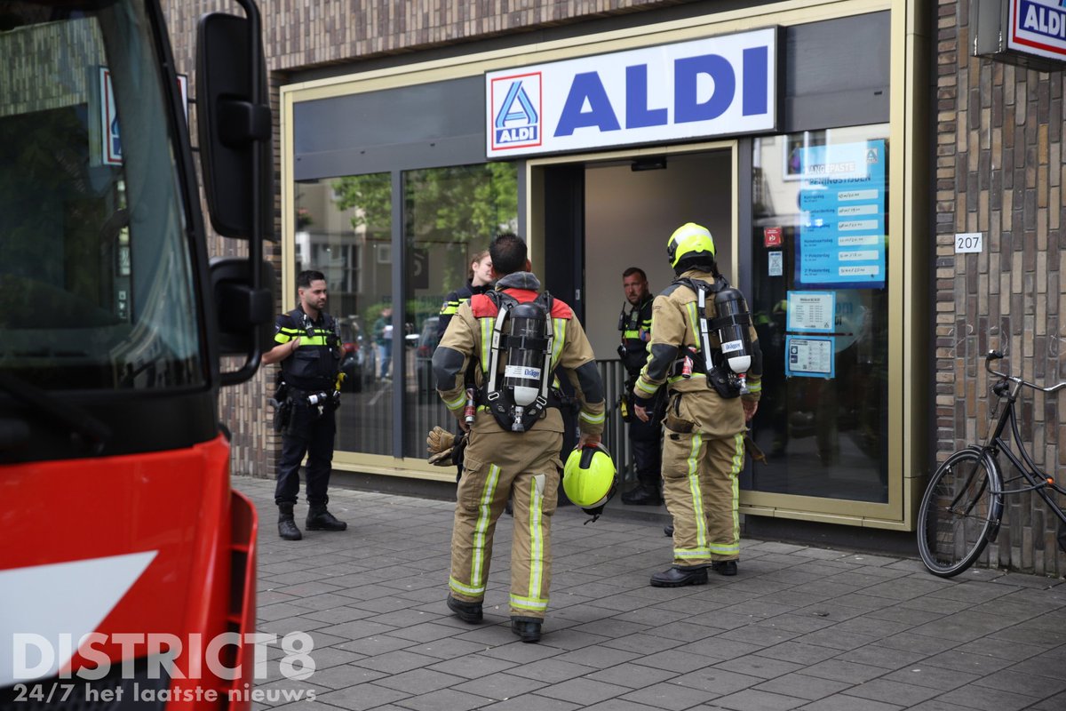 Brandgerucht bij Aldi Den Haag leidt tot ontruiming