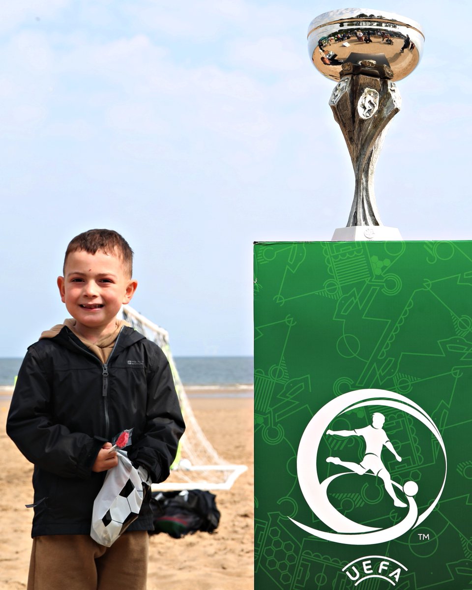 FAWales's tweet photo. Ahead of this summer's tournament in North Wales, the #U19EURO trophy visited Prom Xtra in Colwyn Bay this weekend 🏆

Learn more about the tournament and get tickets at the FAW website