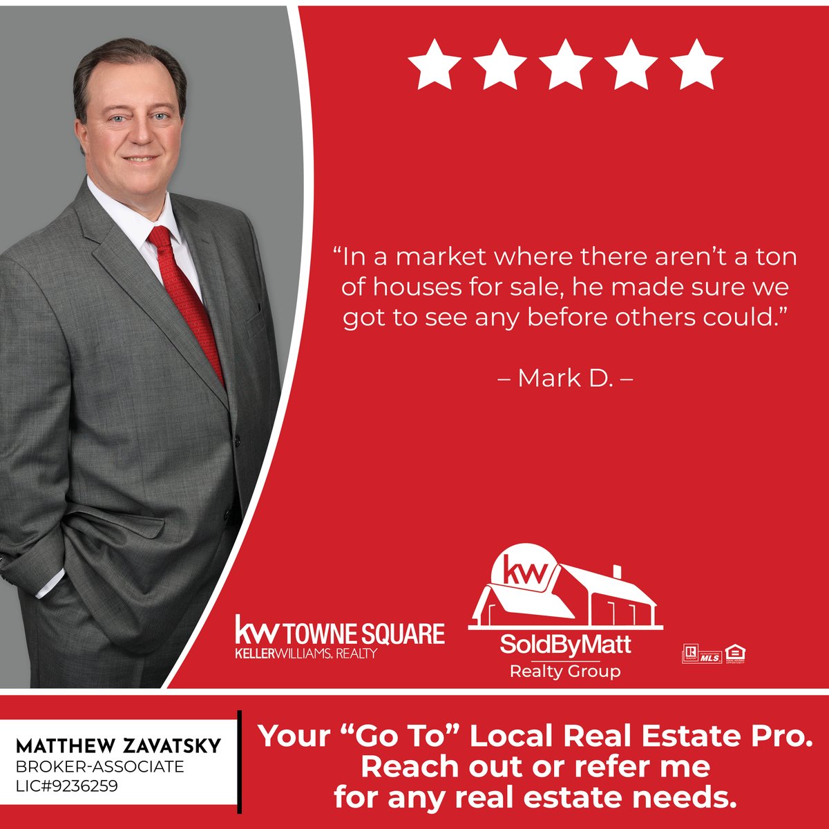 SoldByMatt's tweet photo. Reviews from clients are always a bright spot in the day. Thank you for the privilege of working with you in this venture. https://t.co/Ex9yMBQmOL