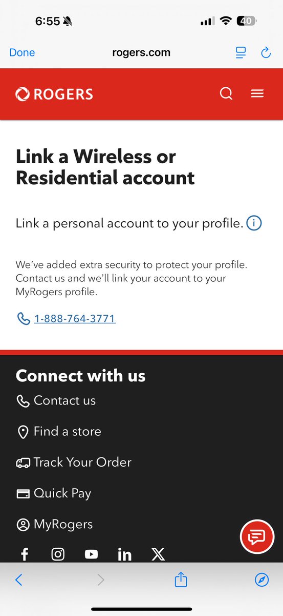 Goatzel's tweet photo. @RogersHelps It gives me this when I try to log into the website https://t.co/OKasNnAl1p