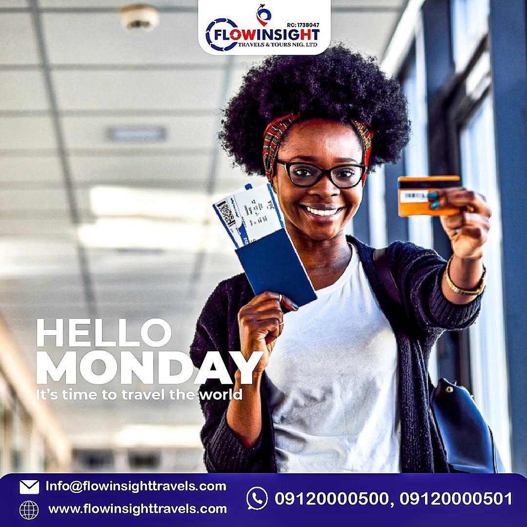 flowinsight_'s tweet photo. Hello Monday 
A new week means new destinations, new opportunities, and new adventures waiting for you.

📩 Send us a DM to get started with your Visa Application.
📞 09120000500 | 09120000501
✉️ info@flowinsighttravels.com https://t.co/Cg0f3etqkp