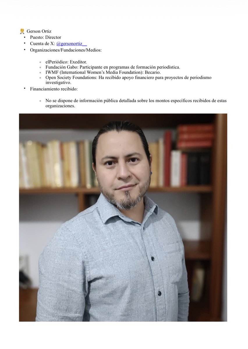 RMendezRuiz's tweet photo. 🧵Esta es la estructura de @eP_investiga, dirigida por Edgar Gutiérrez (embajador de Guatemala en México), íntimo amigo de José Rubén Zamora.
El medio, con su Pélex, es sucedáneo de elPeriódico y su infame Peladero.
También se dedica a difamar.
Conozca aquí a sus responsables. https://t.co/zSLJonjxR1