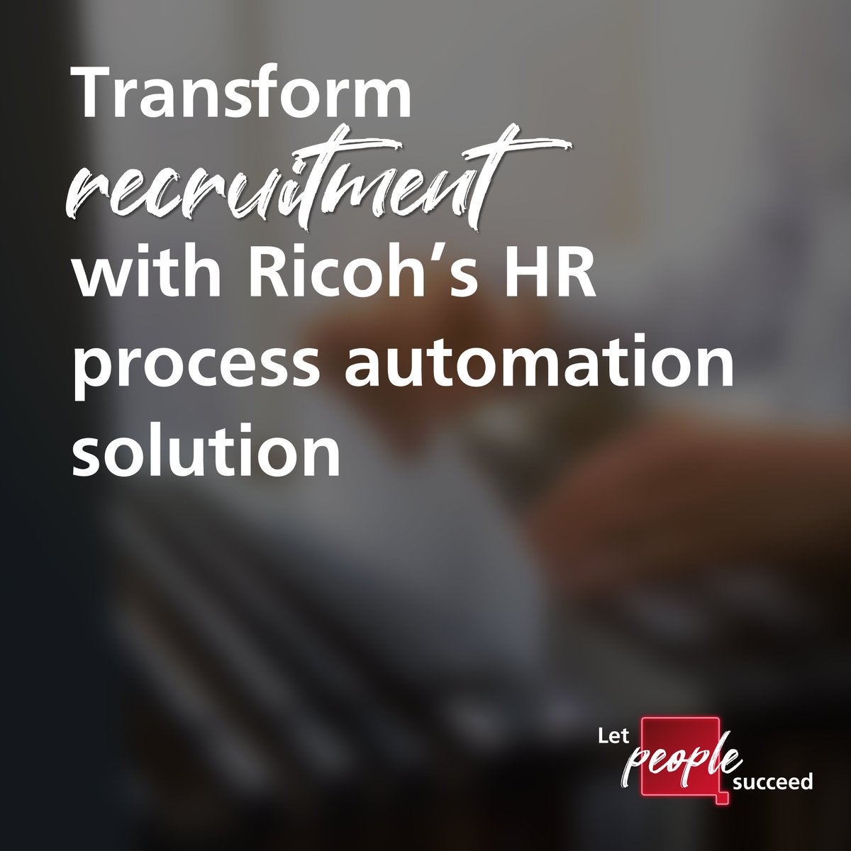 ricoheurope's tweet photo. What if your hiring team spent less time on paperwork, and more time on people? With the right process automation, it’s possible.

🔐 Instant access to candidate data
⚙️ Less manual admin
✔️ Compliance, built in 

See how Ricoh does it: https://t.co/GJgcJ8om2y

#LetPeopleSucceed https://t.co/fDLeAvuImM