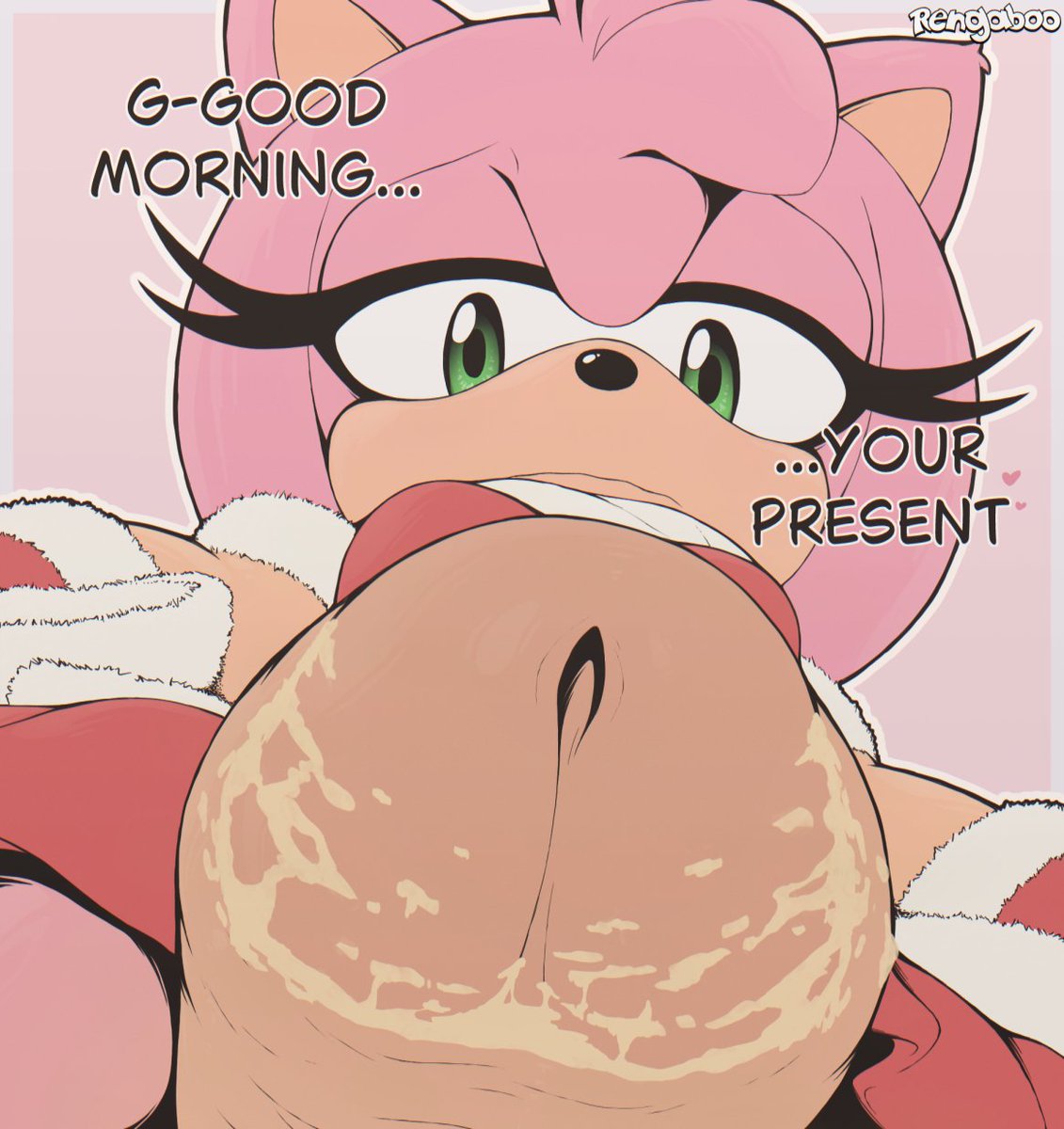 Rengaboo's tweet photo. Amy Rose (Sonic the Hedgehog) https://t.co/w5Sy1fpEj2