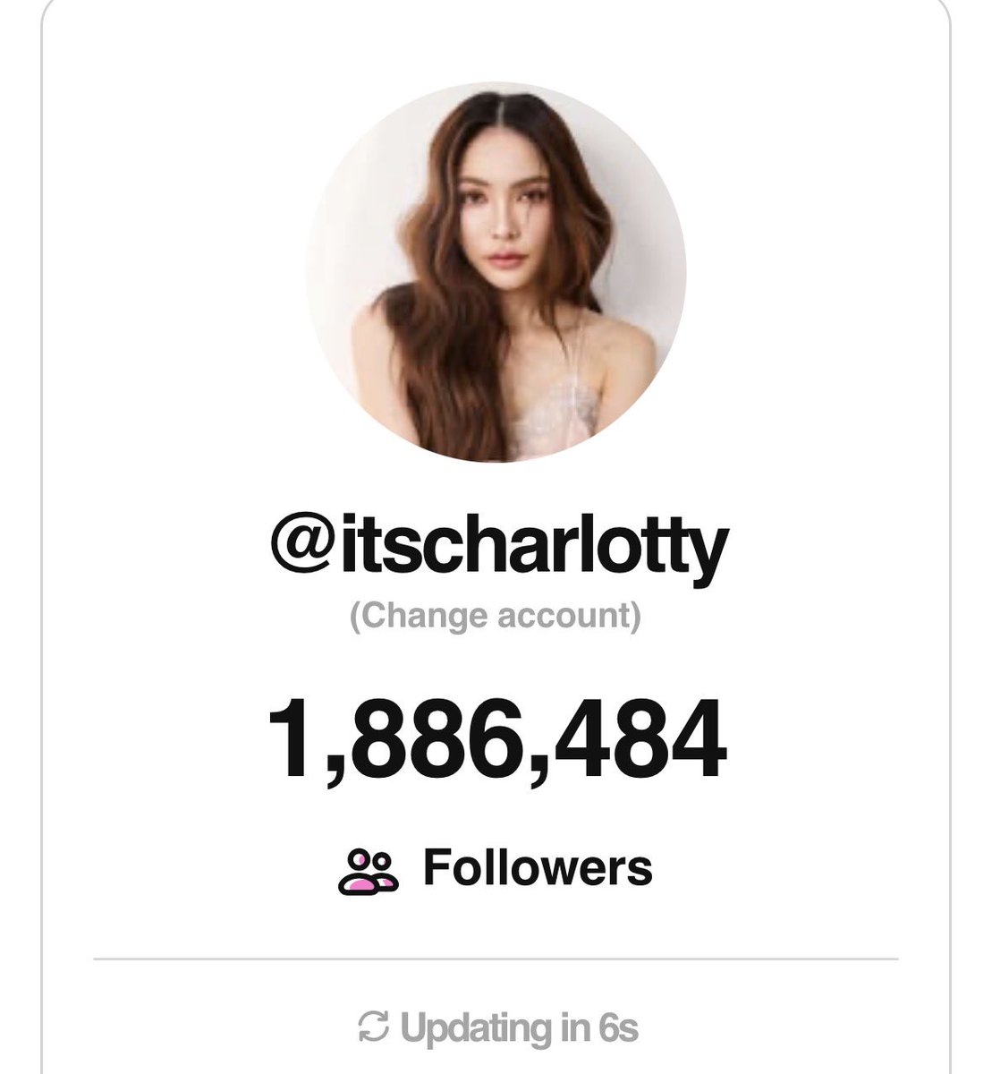 อีก13,000กว่าจะ1.9Mละ🥹👏🏻

#ชาล็อตออสติน #CharlotteAustin