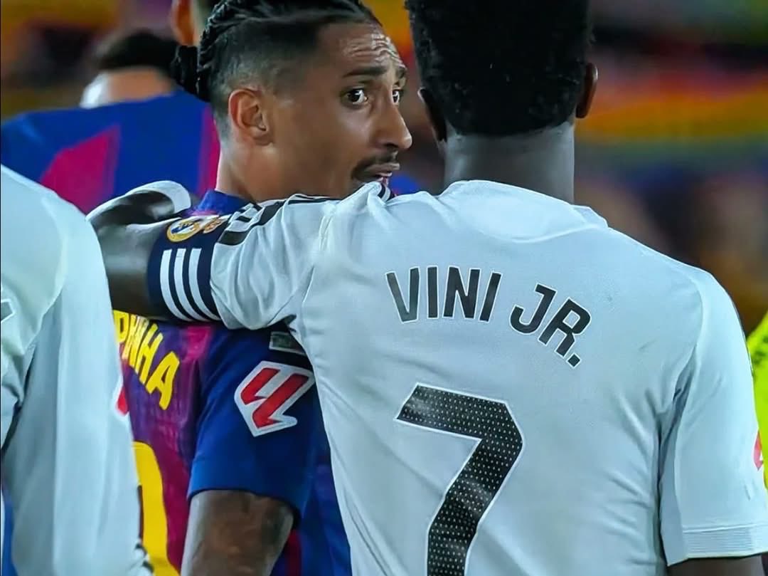 Vinicius: I have 5 world cups

Raphinha: