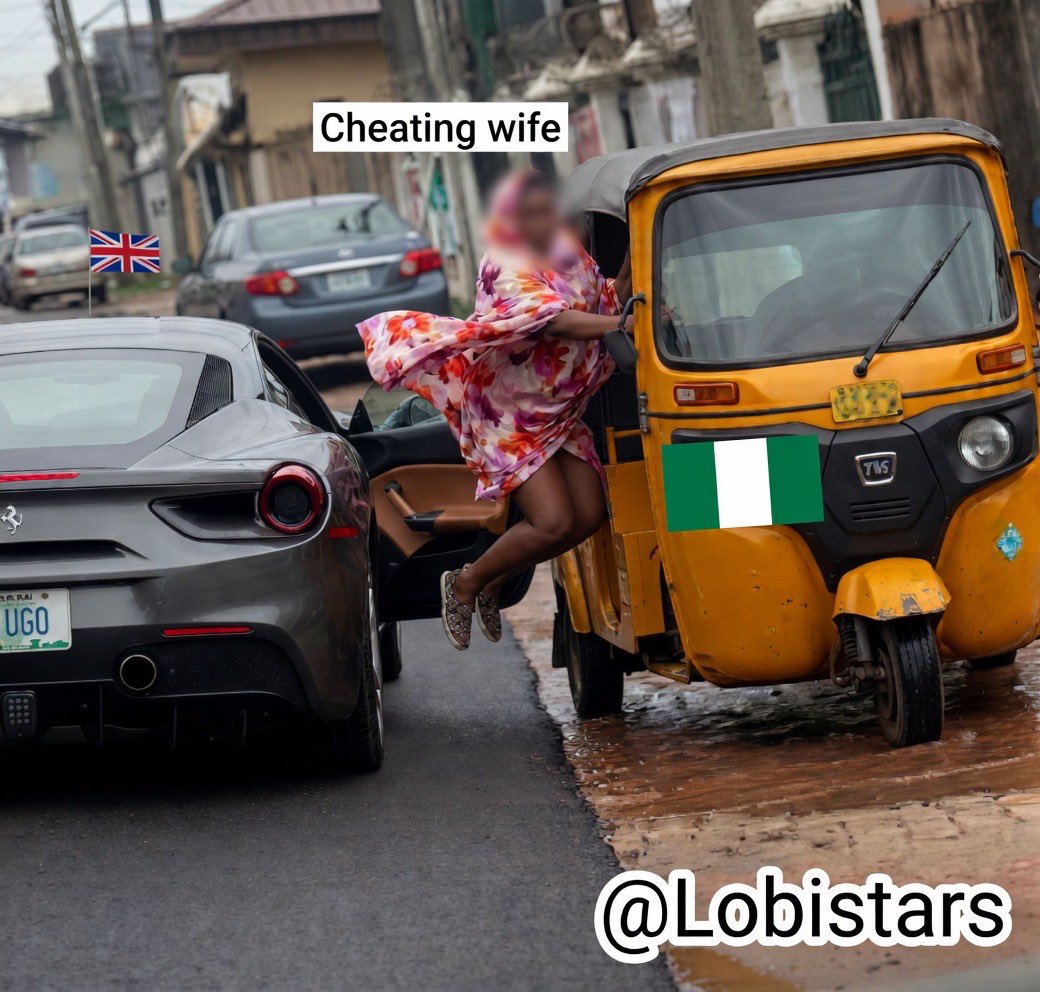 Omo! I hear say UGO don deport that he cheating wife from UK to Ikorodu 😂😂