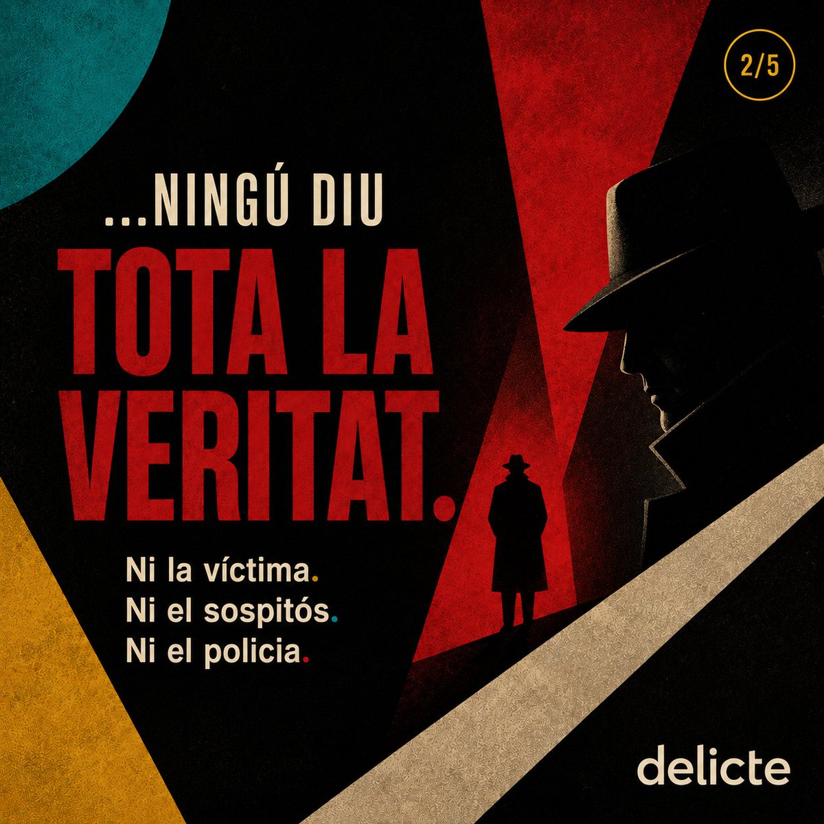 LlibresDelicte's tweet photo. Saps que llegeixes novel·la negra quan ningú diu tota la veritat, la ciutat sap més del que explica i el passat truca a la porta per fer mal.

A Delicte publiquem històries fosques amb crims que deixen rastre.

Quin és el teu senyal inequívoc per identificar una novel·la negra? https://t.co/qfsY7PIToy