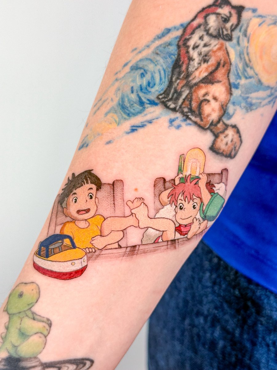 chococee's tweet photo. 崖の上のポニョ

#ponyo #ponyotattoo
#animetattoo #動漫刺青
#taipeitattoo https://t.co/5nhWwhgXqw