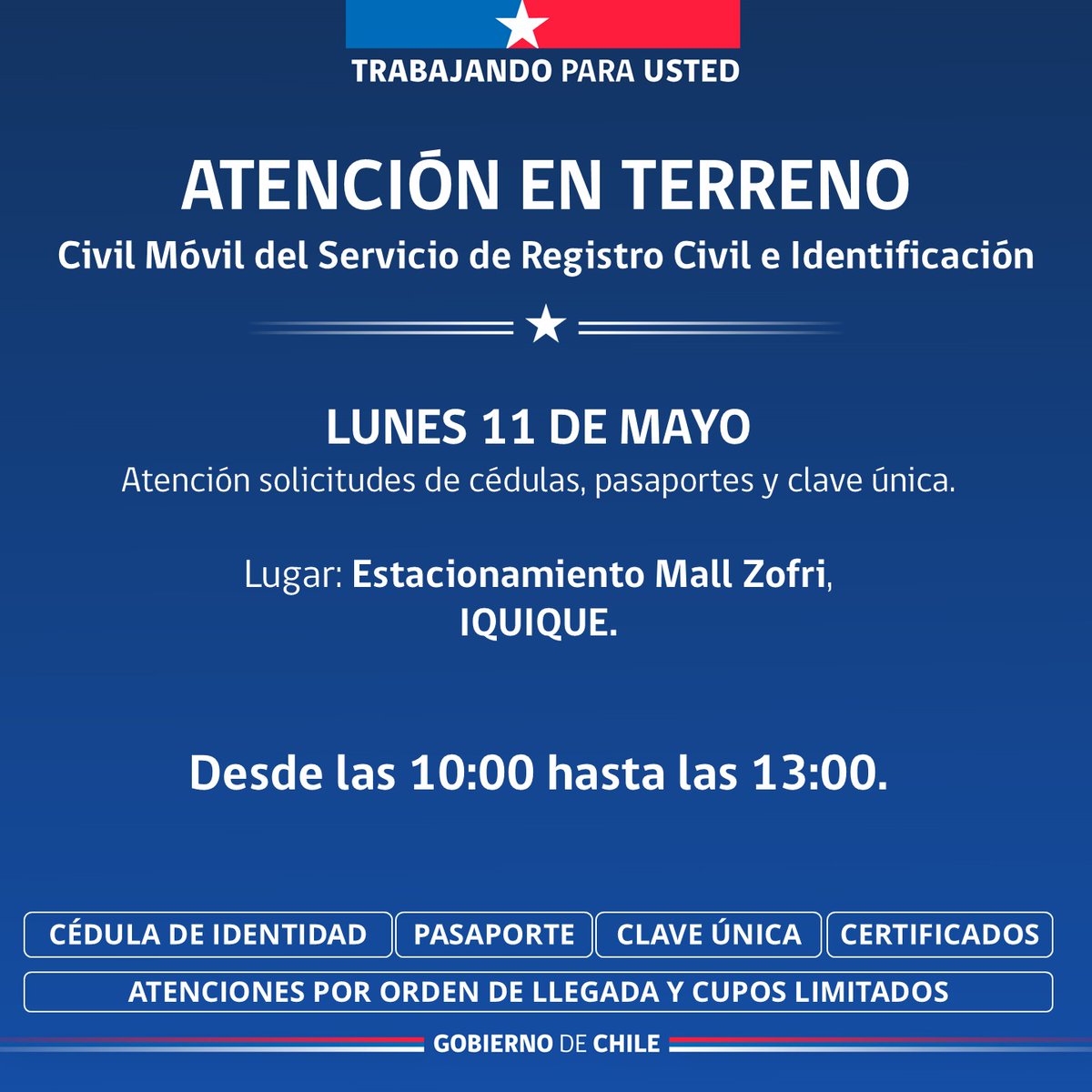 Registro Civil Tarapacá tweet media