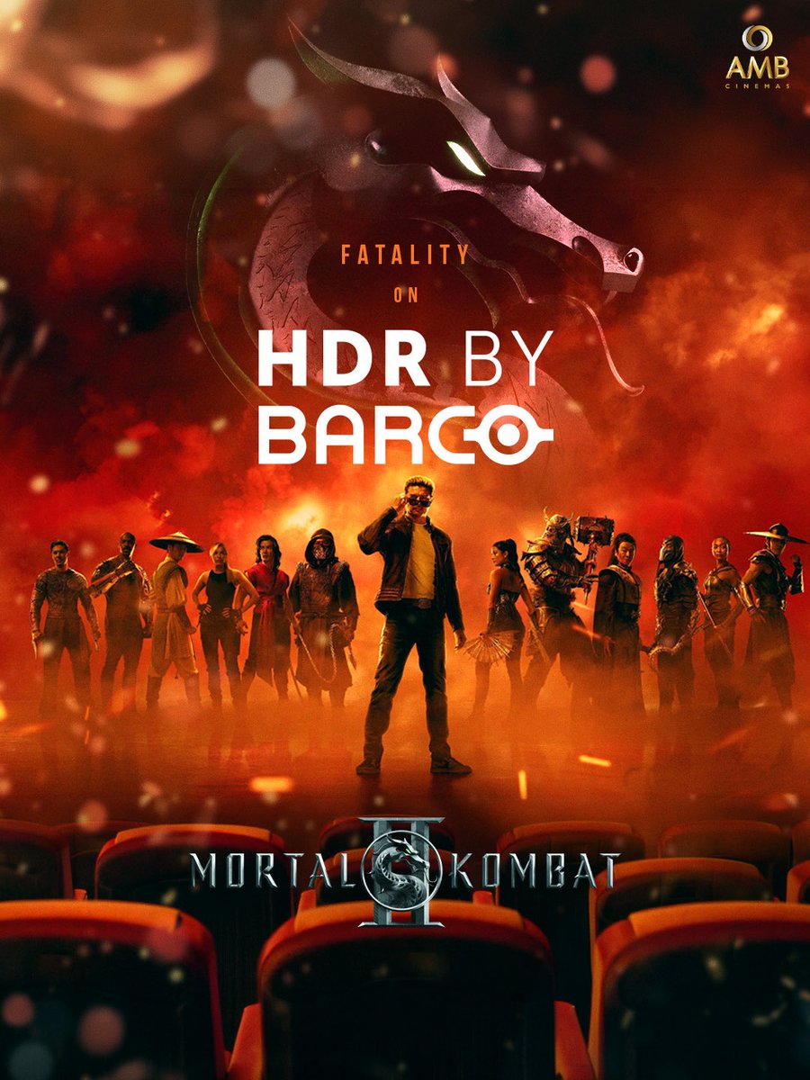 amb_cinemas's tweet photo. There is no knowledge that is not power.
#MortalKombatMovie fans, assemble ๐ฅ
@MKMovie #HDRbyBarco #VisualExcellence #AMBHyderabad #AMBCinemas https://t.co/NfgasrGtLW
