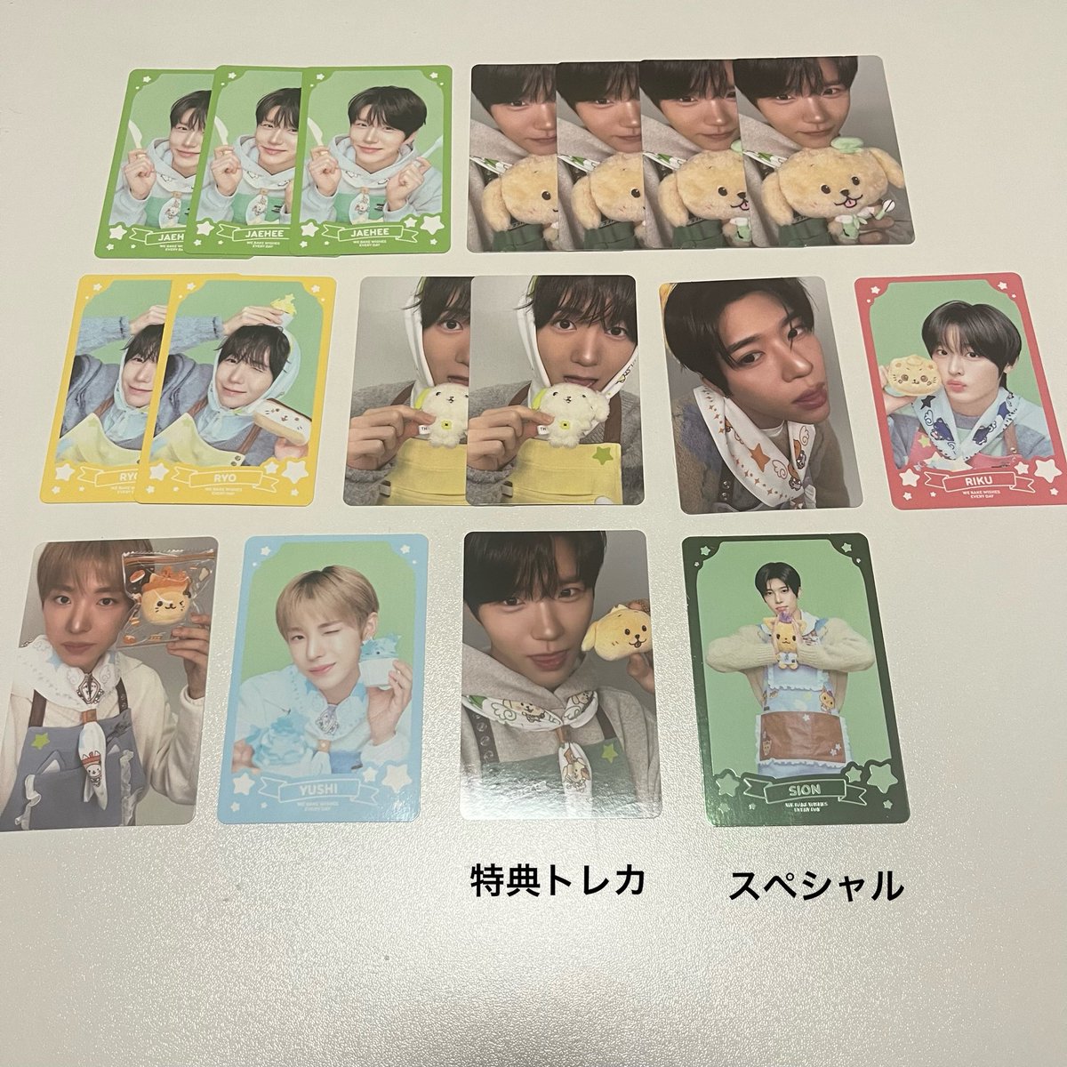 NCT WISH wish bakery ラントレ交換 譲→画像 求→サクヤ(2種)リク