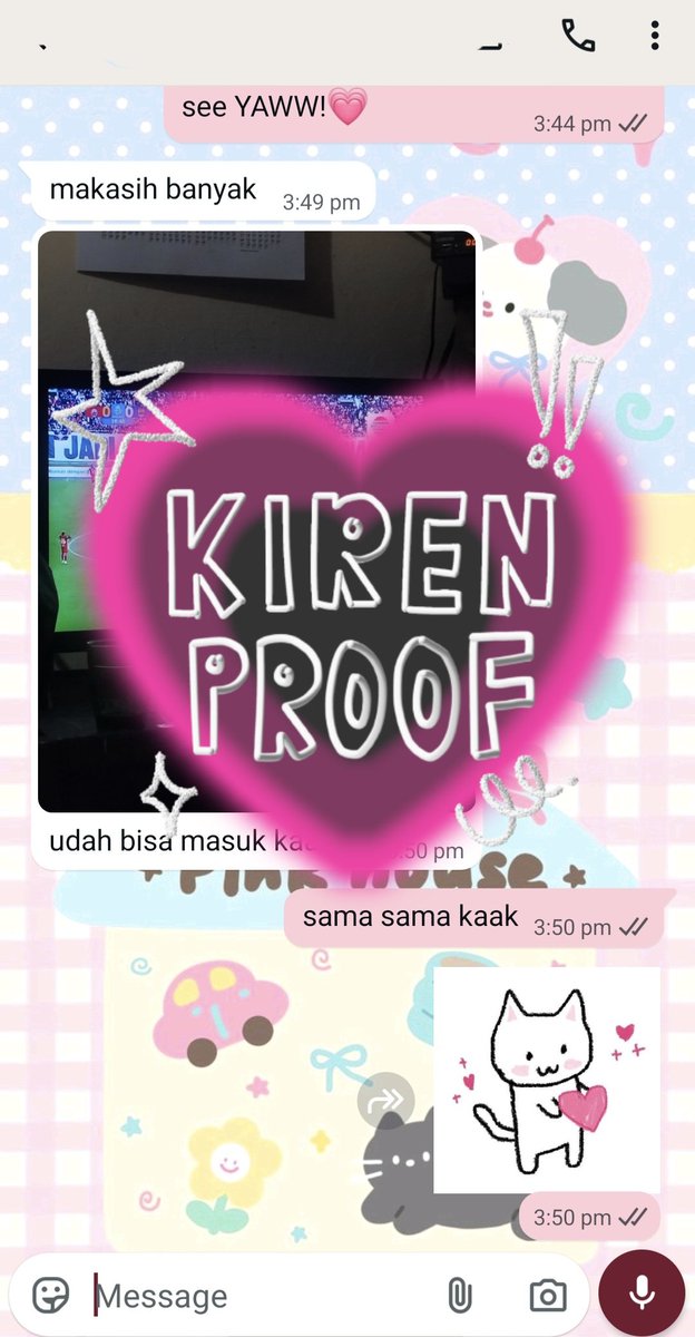 kiren ; mt (@) after dm - fast on wa! tweet media