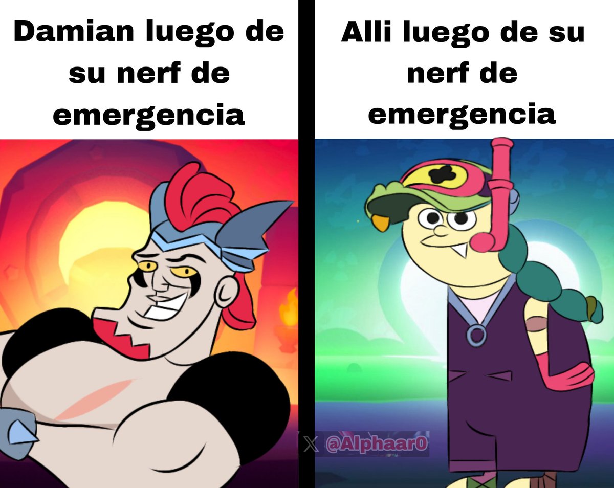ES HACER UN CURI Y YA ME LO CAGAN 💔💔💔

(QUE BUENO QUE YA VAN A NERFEAR A DAMIAN 🥀)

#BrawlStars