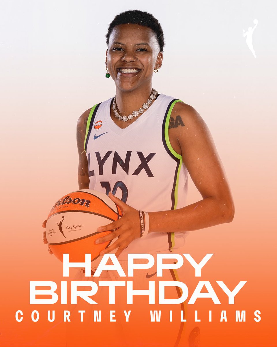 WNBA's tweet photo. Join us in wishing Happy Birthday to 2x All-Star, Courtney Williams 🎉

#WNBABday https://t.co/eHOnNrNFjs