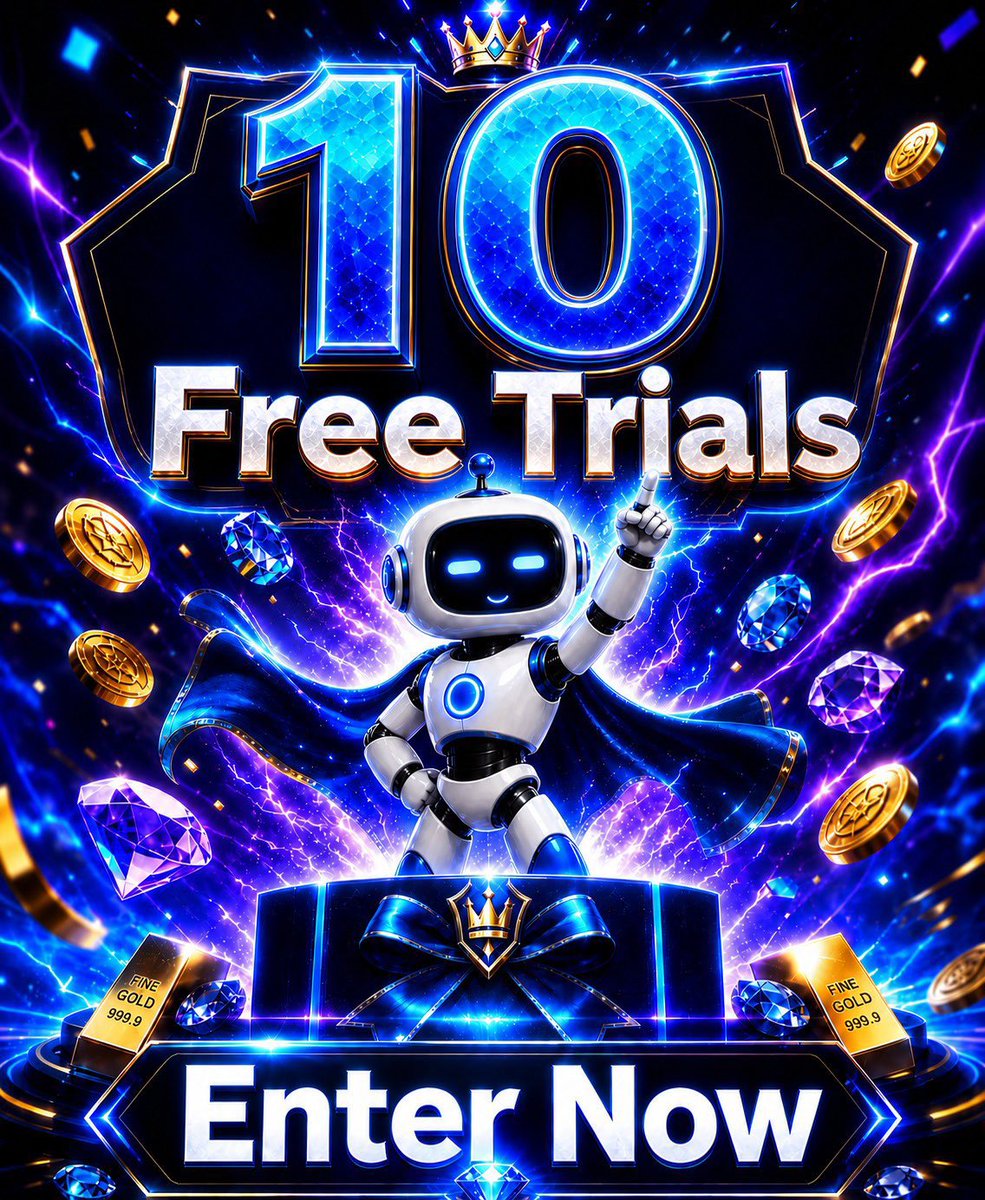 reeyah_sa's tweet photo. 🚨 BIG GIVEAWAY — 10 FREE TRIALS ON US! 🚨
Struggling with your prop firm challenge? Let AI do the heavy lifting.
MyTradingBuddy is your real-time AI trading companion — built specifically for traders grinding through funded account challenges. Better decisions, less emotion, more consistency.
To enter:
✅ Follow @mytradingbuddy_
✅ RT & comment "AI Trading Prop Firms"
✅ Tag 3 traders who need this
✅ Subscribe + 🔔 https://t.co/jrCacC4fg1
Winners announced soon. Don't let another challenge slip by. 👇