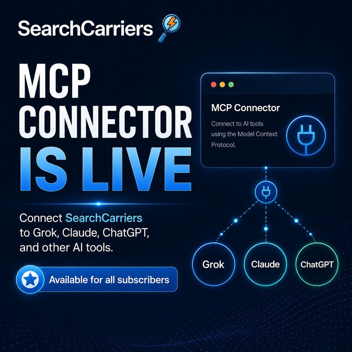 SearchCarriers.com tweet media