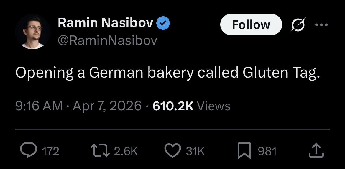 vertrost's tweet photo. @RaminNasibov Monthly shitposting? https://t.co/ULdU5wls0t