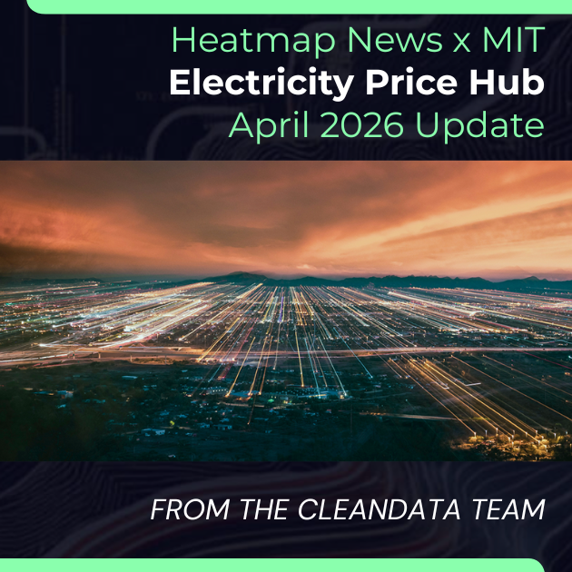 CleanEconProj's tweet photo. Our April update to the Electricity Price Hub (@heatmap_news + @MIT) is out.

TL;DR → U.S. electricity prices and bills remain at record highs, but the biggest increases are increasingly concentrated in specific states and utility territories. https://t.co/9DvWsBwUET